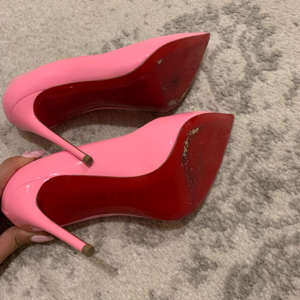 Christian Louboutin Pink Pumps Size 36.5 - Picture 4 of 8
